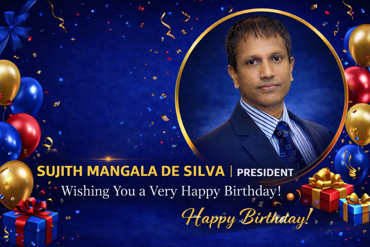 Warm birthday greetings to the beloved leader of the LANKANEWSWEEK group..!